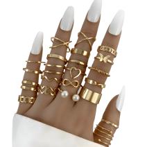 Set van ringen BL-27275 - Goud